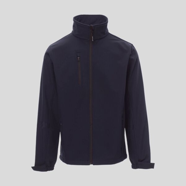 Dublin Payper Giacca softshell con tasca al petto e stringipolso 100% poliestere 320gr certificata  EN 14058 Thumbnail