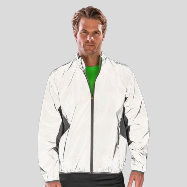 S266X Spiro Giubbino antivento idrorepellente riflettente a 360° conforme normativa EN ISO 20471 classe 2 Thumbnail