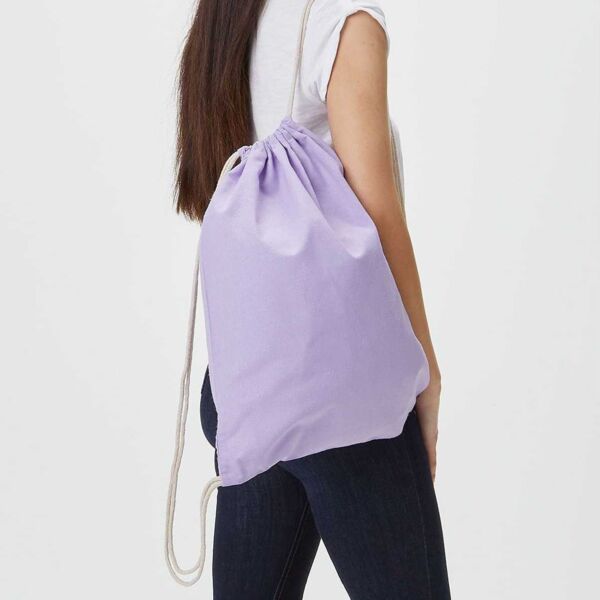 BS902 BlackSpider Zaino Sacca in cotone con lacci in contrasto Thumbnail