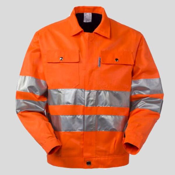 A10117 - 99 Lucentex Giubbetto ad alta visibilità PESANTE 100% cotone 340gr certificato IIº Categoria Thumbnail