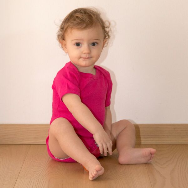 CF800 The Cotton Factory Body manica corta da bambino/neonato 100% cotone 220g Thumbnail