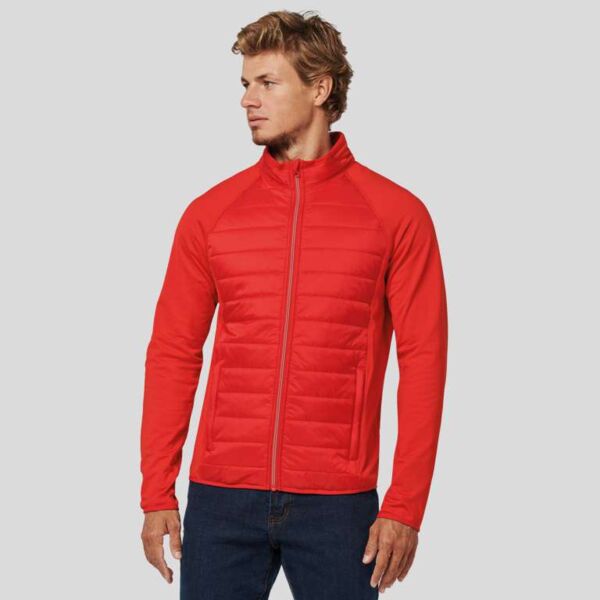 PA233 Proact Giacca sportiva bimateriale idrorepellente con due tasche  Thumbnail