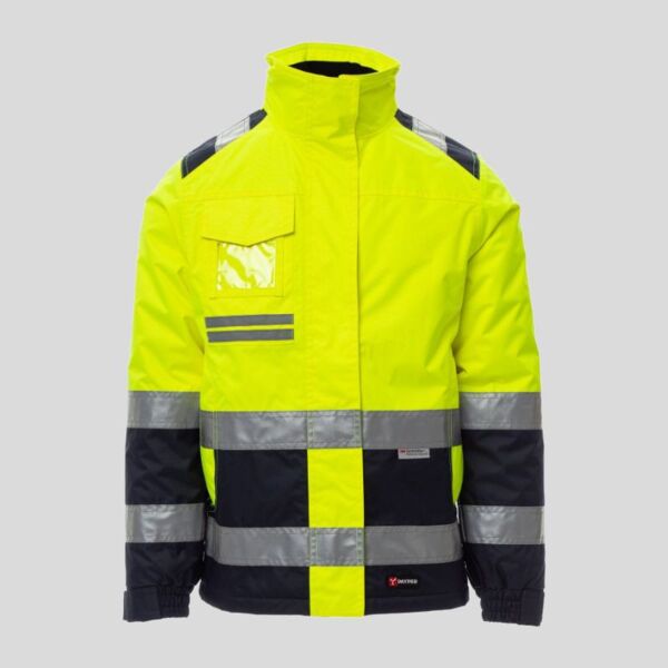 Hispeed Lady Payper Giubbotto Imbottito da donna Bande 3M alta visibilità Cl 2 EN 343 EN 14058 CL 3 Thumbnail