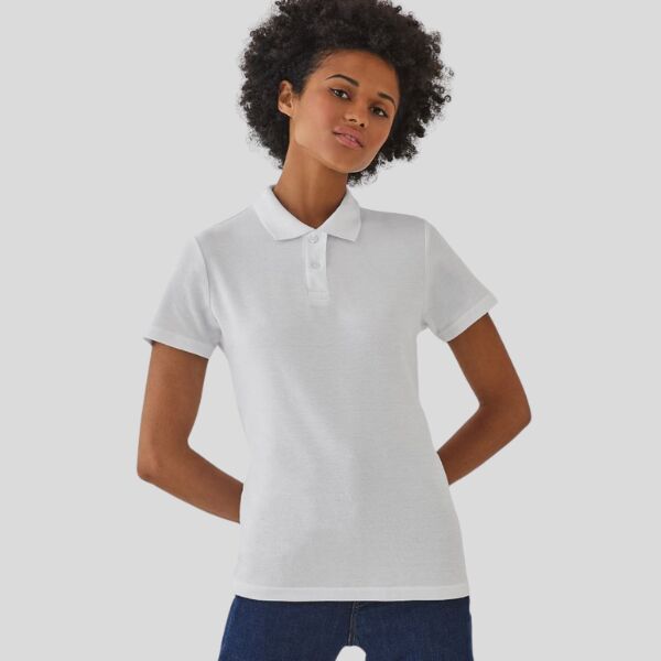 PWI11 B&C ID001 Women Polo donna piquet manica corta 100% cotone 180gr Thumbnail