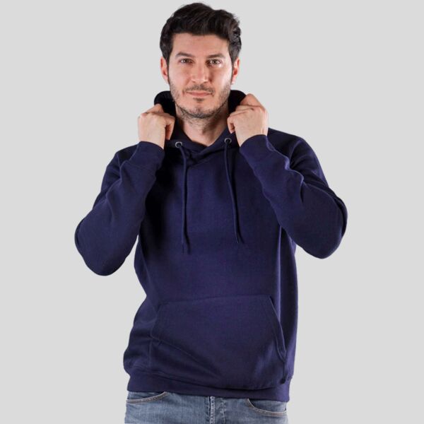 BS332 BlackSpider Felpa con cappuccio e tasche 70% cotone 30% poliestere 280g Thumbnail