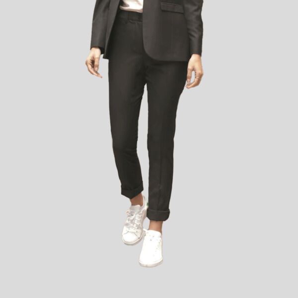 243163 Neoblu Gabin Women Pantalone donna tasca italiana in twill  66% polyestere 34% viscosa 204g/m² Thumbnail