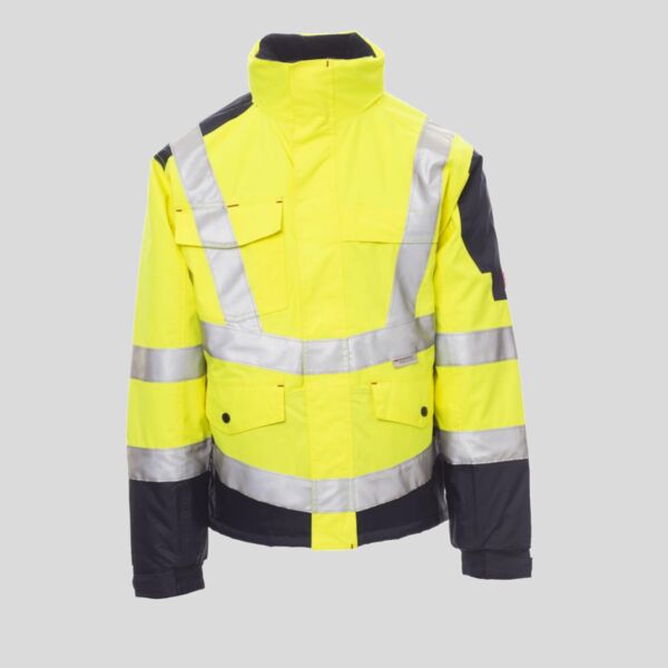 Freeway Payper Giubbotto multitasche imbottito con bande 3M EN ISO 20471 Classe 3 190 GR Thumbnail