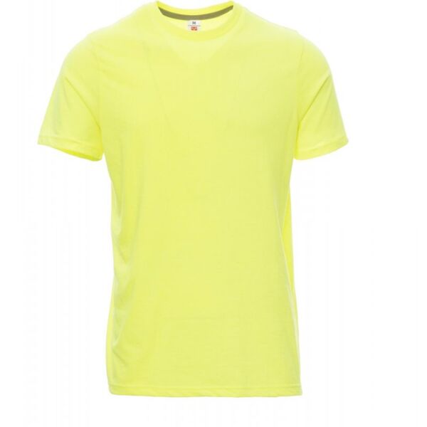 Sunset Fluo Payper T-shirt da uomo girocollo struttura tubolare manica corta 65% poliestere 35% cotone 150gr Thumbnail