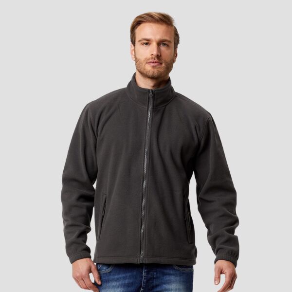 BS363 blackspider pile zip lunga con tasche laterali e polsini elasticizzati 100% poliestere 290gr  Thumbnail