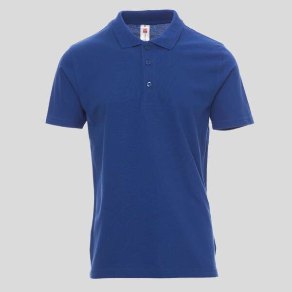 Amalfi Payper Polo tessuto leggero in jersey a manica corta con 3 bottoni 100% cotone 175 gr Thumbnail