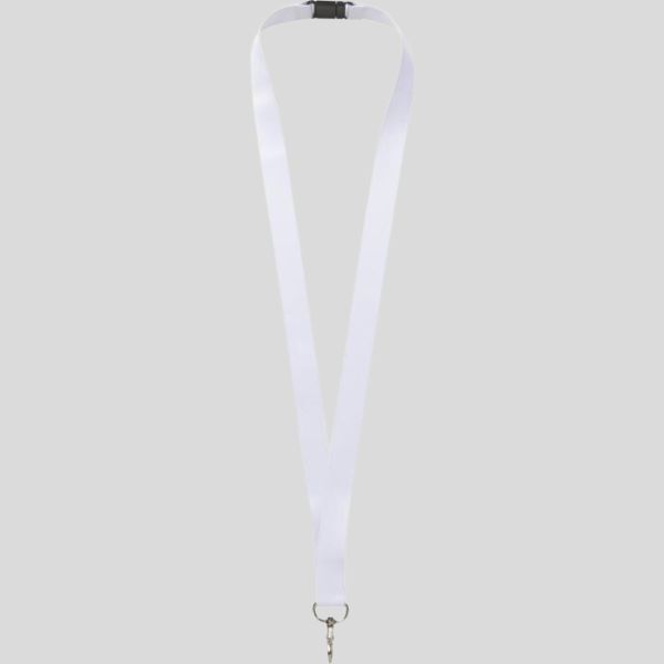 1PL0050G Lanyard Addie Laccio h 2 cm con moschettone in metallo e sgancio sicurezza sublimazione full color Fronte/Retro Thumbnail