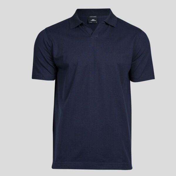 1404 Tee Jays Luxury Stretch Polo uomo senza bottoni 95% cotone bio certificato 5% elastane  215g/m² Thumbnail