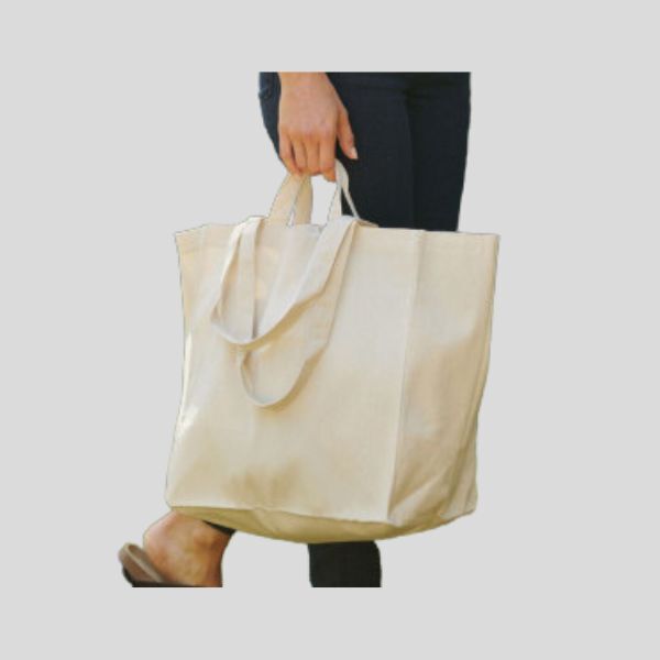 O90030 Neutral Shopper due manici lunghi e due corti 35x38 100% cotone organico certificato 210g/m² certificato GOTS, ECOLABEL, OEKO-STANDARD TEX 100 Thumbnail