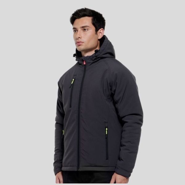 Creek Pad Payper Giacca uomo softshell imbottita con cappuccio removibile certificata EN14058 Thumbnail