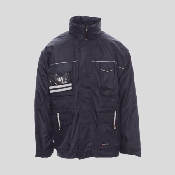 Parkatris Payper Parka triplo uso composto da giacca esterna non imbottita, giacca interna staccabile con interno foderato, cappuccio richiudibile e inserti reflex 100% poliestere 200gr Thumbnail