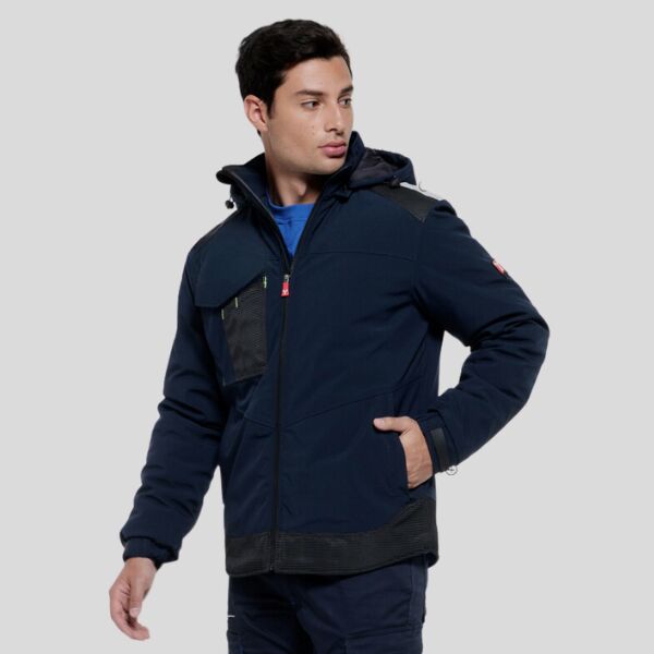 Performer Pad Payper Giacca softshell Imbottita con cappuccio e bande retroriflettenti Thumbnail