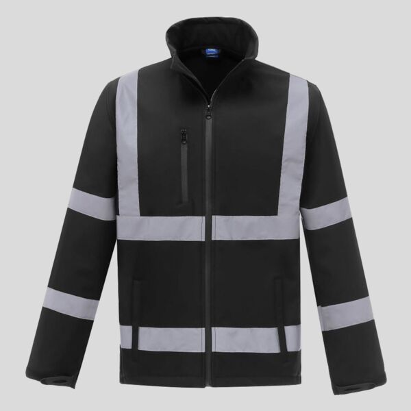 HVK09 Yoko Softshell Alta visibilità con bande 3M a tre strati 100% poliestere Thumbnail