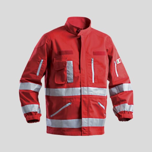 SOC03 Giacca Soccorso 65% poliestere, 35% cotone con trattamento emorepellente, peso 245 gr/mq  Thumbnail