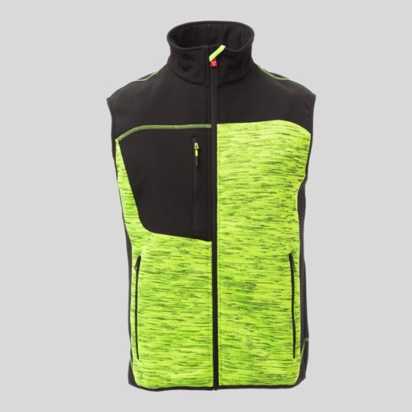 Tour Payper Gilet in maglia tecnica con inserti in soft-shell a contrasto 100% poliestere 380gr Thumbnail
