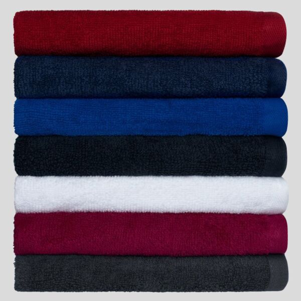 Salon Towel 45 Asciugamano per i saloni di parrucchieri con occhiello 45x90 cm lavabile a 60°  Thumbnail