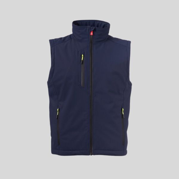 CREEK VEST LITE PAD Payper Gilet soft-shell 3 strati dalla media imbottitura con banda retroriflettente su fondoschiena Thumbnail