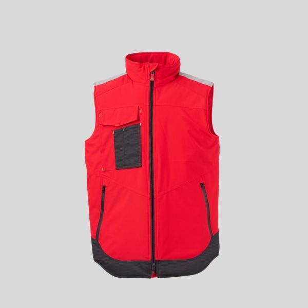 WONDER VEST LITE PAD Payper Gilet soft-shell 3 strati dalla media imbottitura con nastro retroriflettente su spalle 78% nylon + 22% elastan Thumbnail