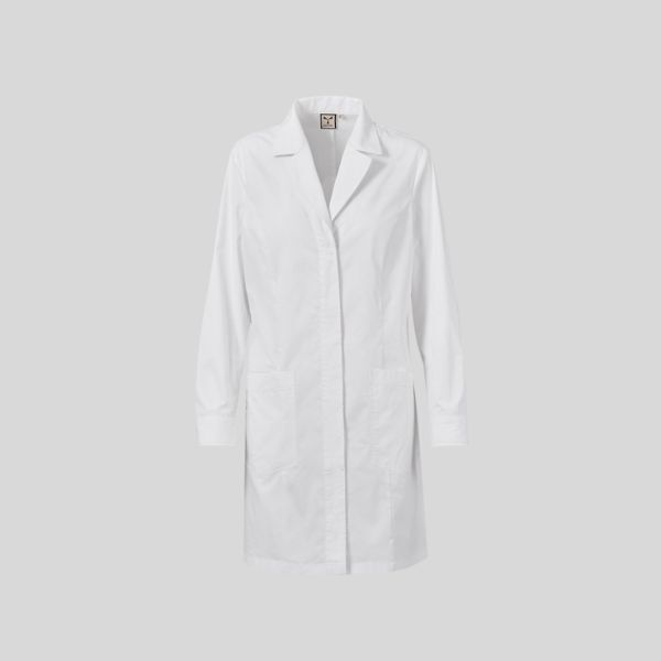 PURE LADY Payper Camice lungo da donna sfiancato con collo rever classico 58% cotone popeline + 14 % poliestere + 28% elastomultiestere 125gr Thumbnail