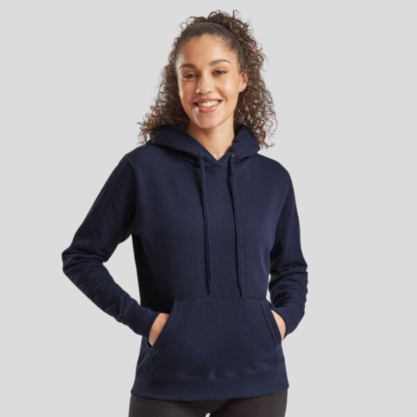 620380 Fruit of the Loom Felpa donna con cappuccio 80% cotone 20% poliestere 280g Thumbnail