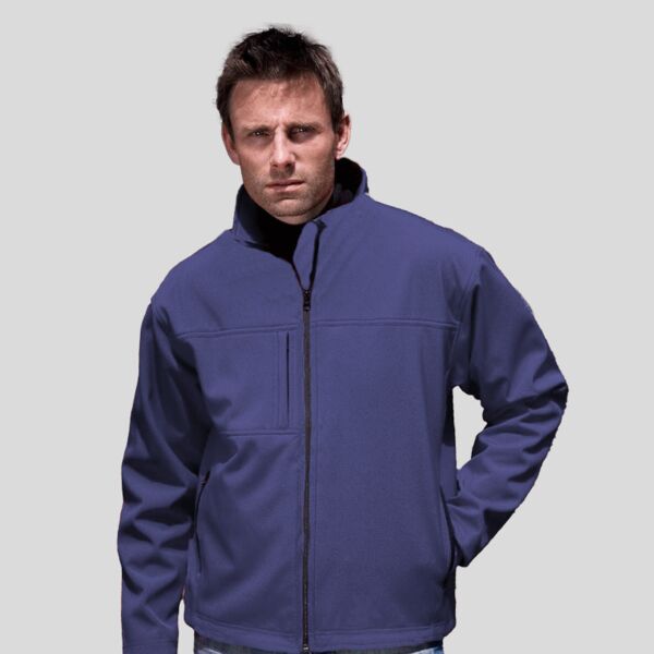 R121M Result Giacca softshell uomo elasticizzata con tasca su lato destro Thumbnail