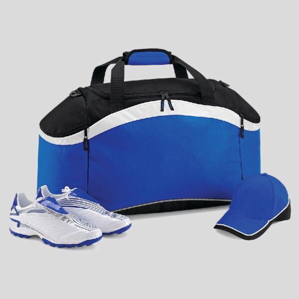 BG572 Bagbase Borsone sportivo bicolore con portascarpe laterale  64 x 31 x 35 cm  54Litri Thumbnail