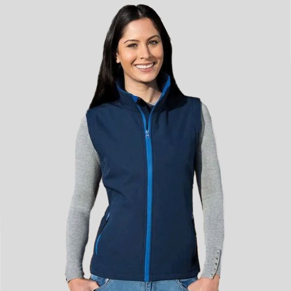 R232F Result Gilet softshell donna con dettagli a contrasto 100% poliestere 280gr Thumbnail