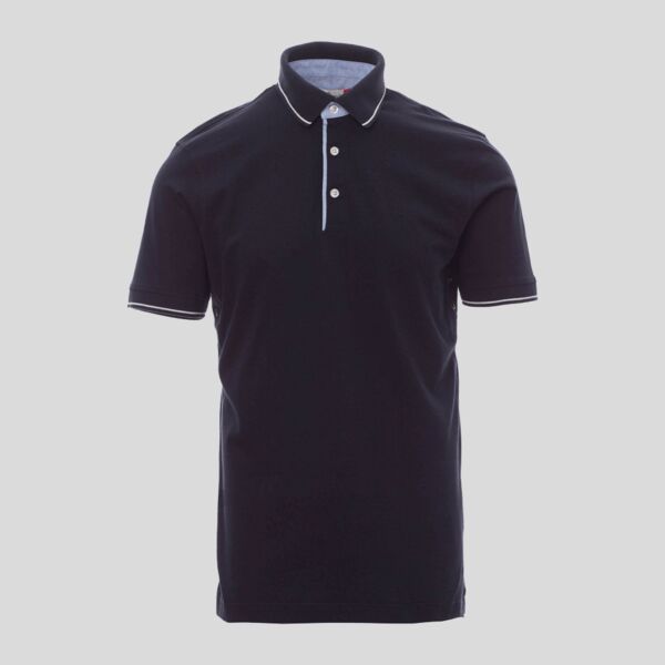 Cambridge Payper Polo manica corta inserti in oxford regular fit 100% cotone 175gr Thumbnail