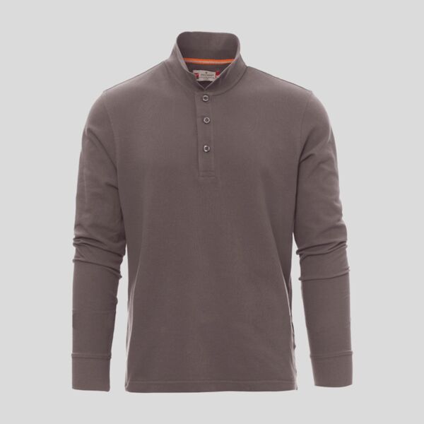 Florence Payper Polo manica lunga con polsino 3 bottoni Regular fit 100% cotone piquet 210gr Thumbnail