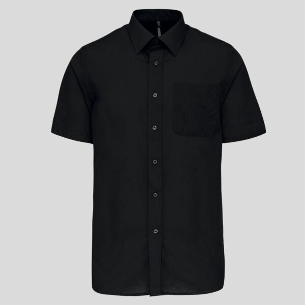 K551 Kariban Camicia uomo da lavoro maniche corte con taschino 65% poliestere / 35% cotone popeline Thumbnail