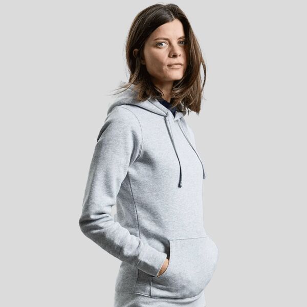 R265F Russell Authentic Felpa donna con cappuccio 80% cotone 20% poliestere  280gr Thumbnail