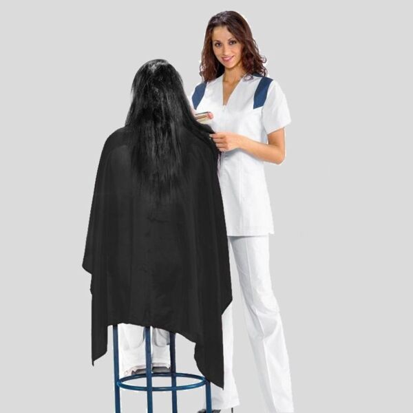 118001 Mantellina da parrucchiere 100% poliestere 60gr Thumbnail