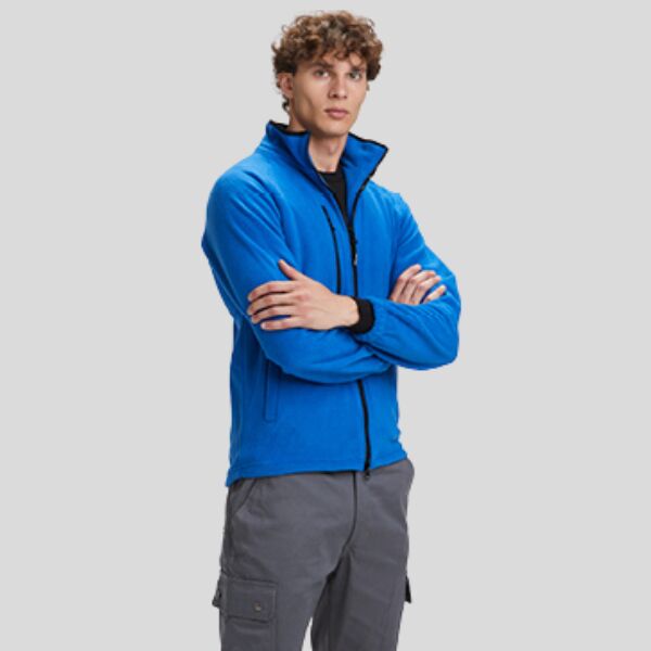 Norway Payper Pile uomo zip lunga e maniche raglan 280gr 100% poliestere Thumbnail