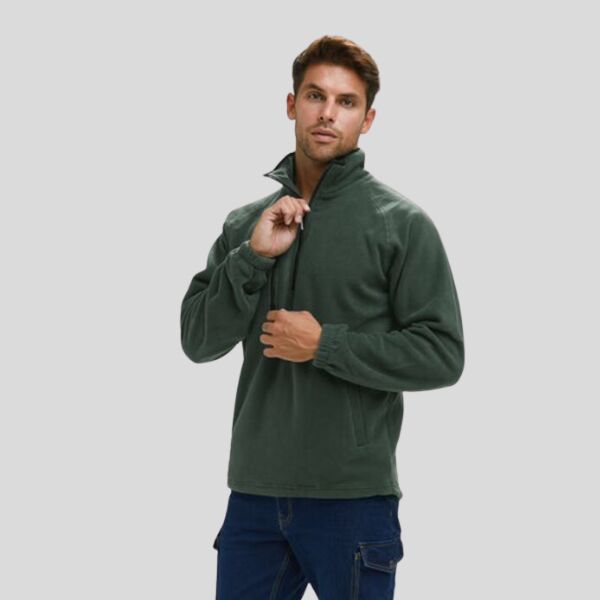 Dolomiti+ Payper Pile uomo zip corta e maniche raglan  Thumbnail