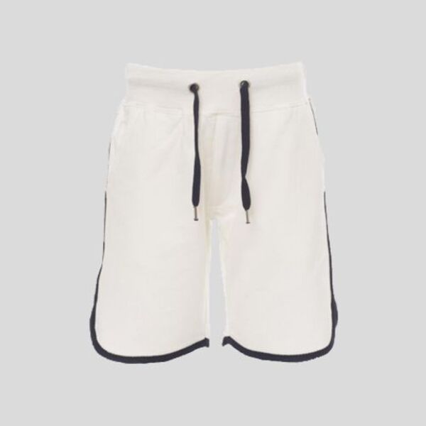 Combat Kids Payper Bermuda da bambino bicolore in 100% cotone french terry 200gr Thumbnail