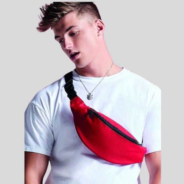 BG42 Bag Base Belt Bag Marsupio capiente personalizzabile con ricamo e stampa del tuo logo Thumbnail