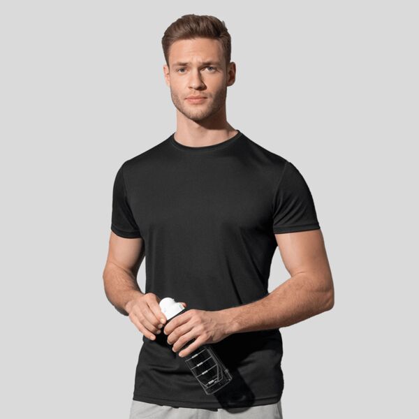 ST8000 Stedman Active T-shirt girocollo Senza etichetta Body fit 100% poliestere 140gr Thumbnail
