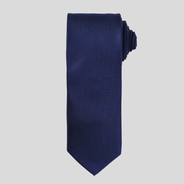 PR780 Premier Cravatta micro fantasia in tinta L.7 cm 100% poliestere Thumbnail