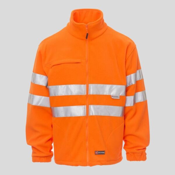 Light Payper Pile alta visibilità zip lunga e tasche porta badge Thumbnail