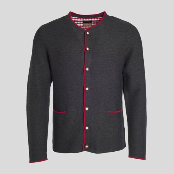 JN640 James & Nicholson Giacca uomo in maglia traditional in cotone misto Thumbnail