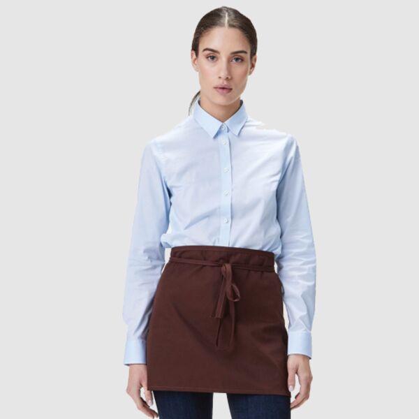 MI003 Colore Italiano Grembiule corto senza tasche 65% poliestere 35% cotone 195gr Thumbnail