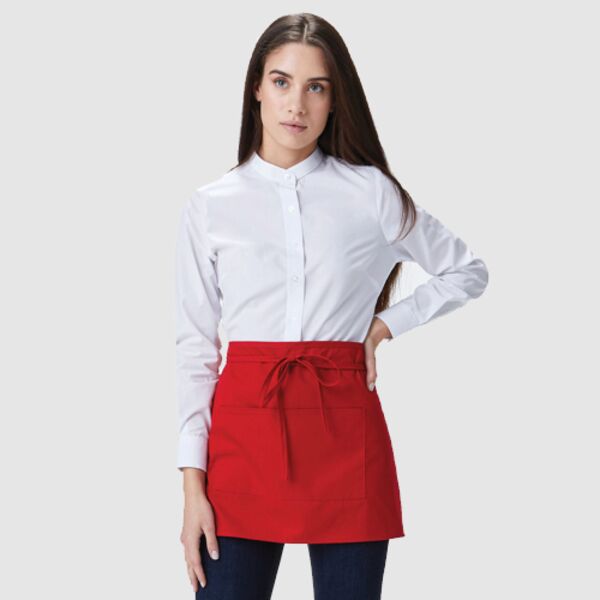 MI004 Colore Italiano Grembiule corto con tasche 65% poliestere 35% cotone 195gr Thumbnail