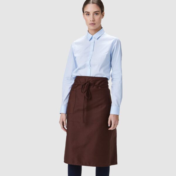 MI011 Colore Italiano Grembiule lungo con tasca laterale 65% poliestere 35% cotone 195gr Thumbnail