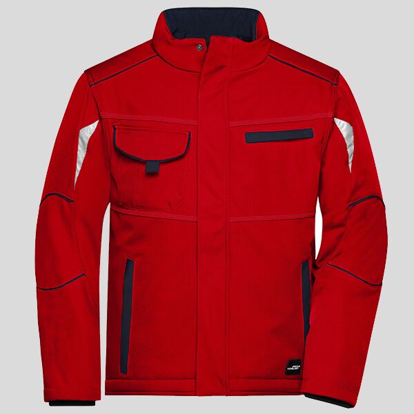 JN853 James & Nicholson Softshell imbottito Invernale antivento e idrorepellente 100% poliestere Thumbnail