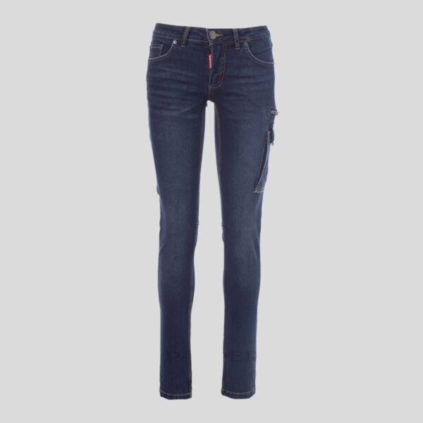 West Lady Payper Pantalone donna Jeans  elasticizzato multitasche  Thumbnail