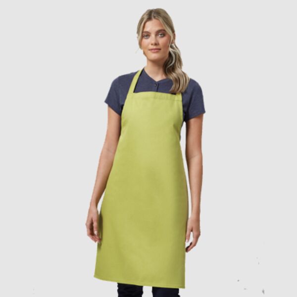 PR102 Premier Grembiule con pettorina senza tasche lavabile a 60° 100% cotone organico 240gr Thumbnail